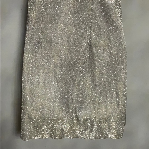 BEAUTIFUL Silver sparkly tank mini party dress - Picture 6 of 12